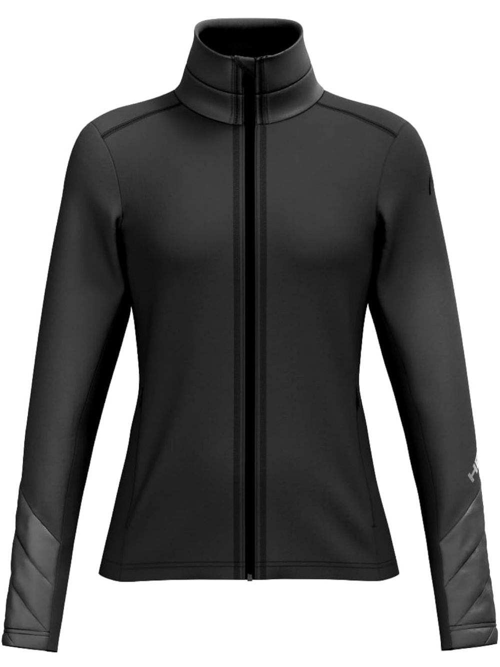 Head Women's Asteria Black Full-Zip Performance Jacket Mid Layer